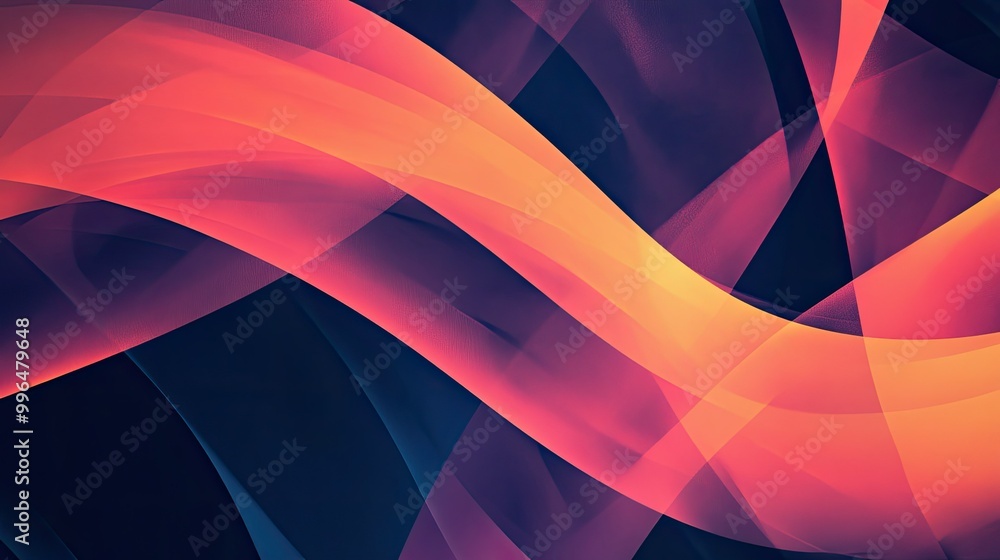 Poster modern abstract pattern with sleek lines and dynamic shapes, perfect for tech backgrounds.