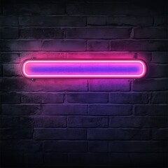 Neon sign mock-up with customizable text and glow.