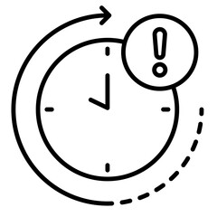 Out of time, time out Icon