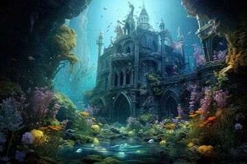 Underwater kingdom outdoors nature sea.