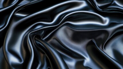 Fototapeta premium Close up view of glossy satin fabric featuring several small openings at its center