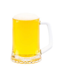 glass of beer isolated to PNG file