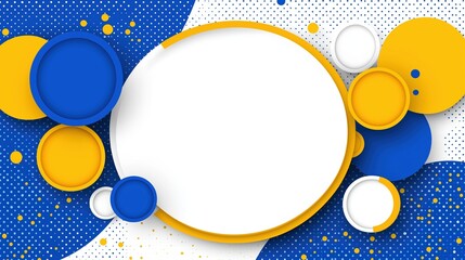 Obraz premium Colorful Circular Background Design