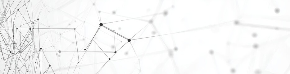 Obraz premium A geometric background with connecting dots and lines