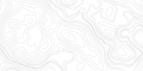 Abstract Topographic Contour Line Pattern in Black and White. Modern design with White background with topographic wavy pattern design.