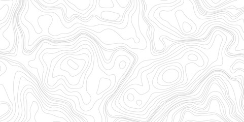 Abstract Topographic Contour Line Pattern in Black and White, Transparent PNG Topographic line map. Modern design with White background with topographic wavy pattern design.