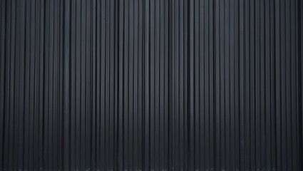 Black Corrugated Metal Wall Texture
