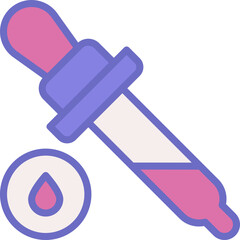 Multicolored medicine icon flat