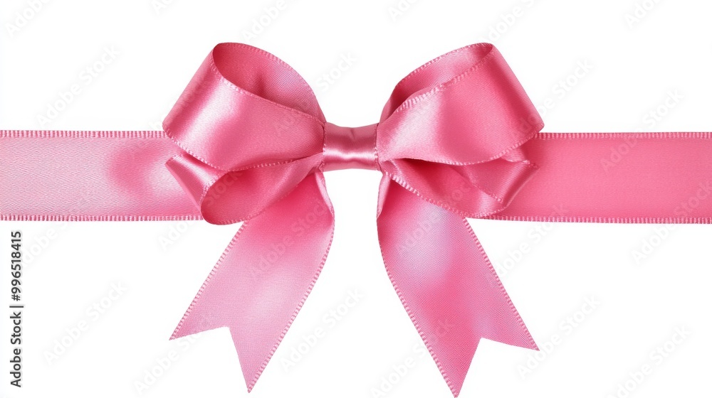 Poster Ribbon bow isolated on transparent background Remove png, Clipping Path, pen tool