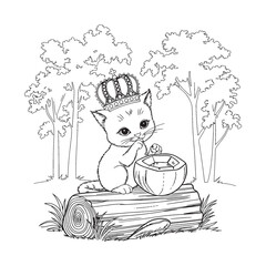 Simple line art vector design