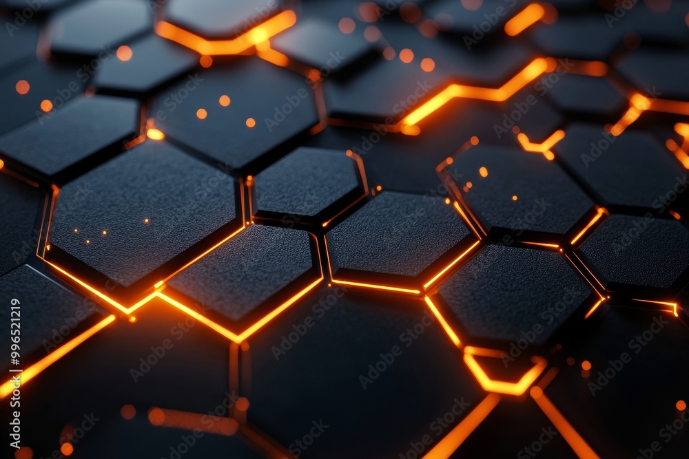 Poster the architecture of a blockchain network has a clean, geometric design.