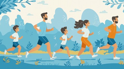 Family Fun Run, Healthy Lifestyle, Active Family
