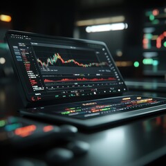 Obraz premium control panel of the computer