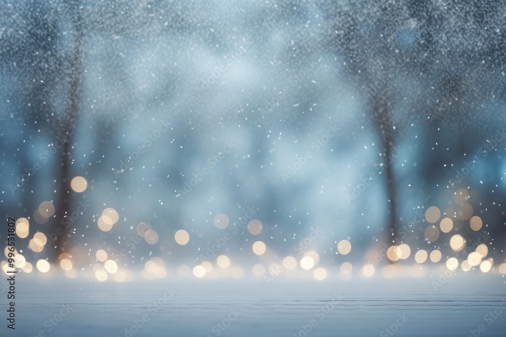 Canvas Prints Snowy background backgrounds outdoors winter.