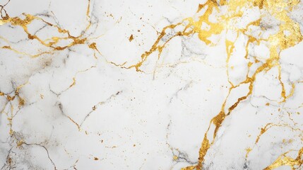 Obraz premium Elegant white marble with striking gold veins, perfect for luxury designs.