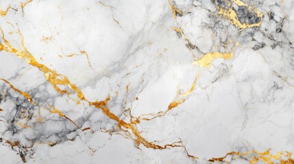 Obraz premium Elegant marble texture with striking gold veins and a white-gray backdrop.