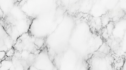 Fototapeta premium A stunning close-up of white marble with intricate black veining, showcasing elegance and sophistication.