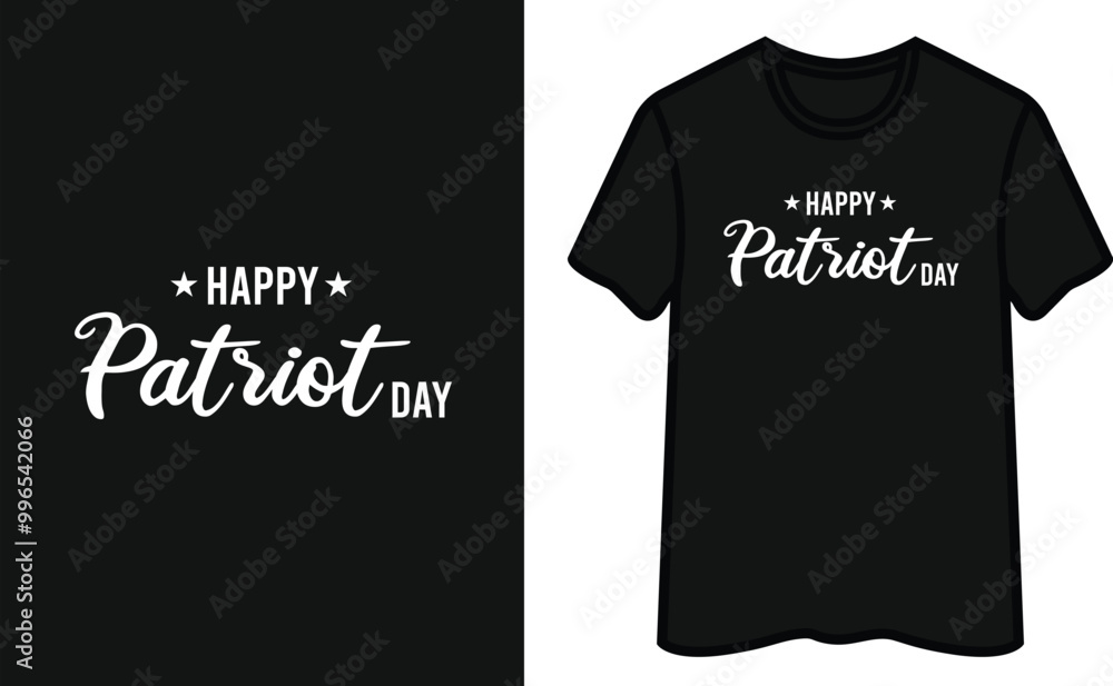 Wall mural Happy Patriot Day. Patriot Day T Shirt Design