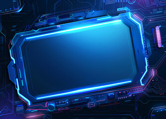 Technology background bubble