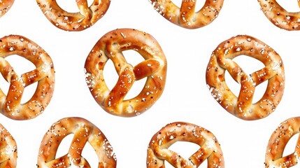 Pretzels background