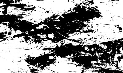 Grunge detailed black abstract texture. Stripes, veins. Vector background	
worn surface