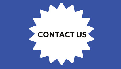 Contact Us button web banner templates. Vector Illustration 