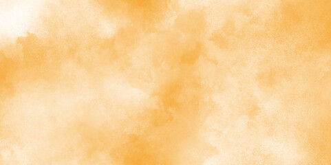 Abstract modern Hand Painted Orange and white  watercoloe Background, Natural pattern antique design art work and wallpaper. Smeared ink effect bright orange and yellow color shades watercolor.