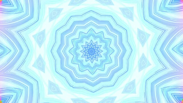 bl&uuml;tenf&ouml;rmige pastellfarbende symmetrische Form, Mandala, Blume, Muster, blau