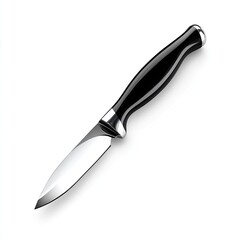 Fototapeta premium A sleek and stylish kitchen knife with a polished blade and ergonomic handle, ideal for culinary precision and everyday use.