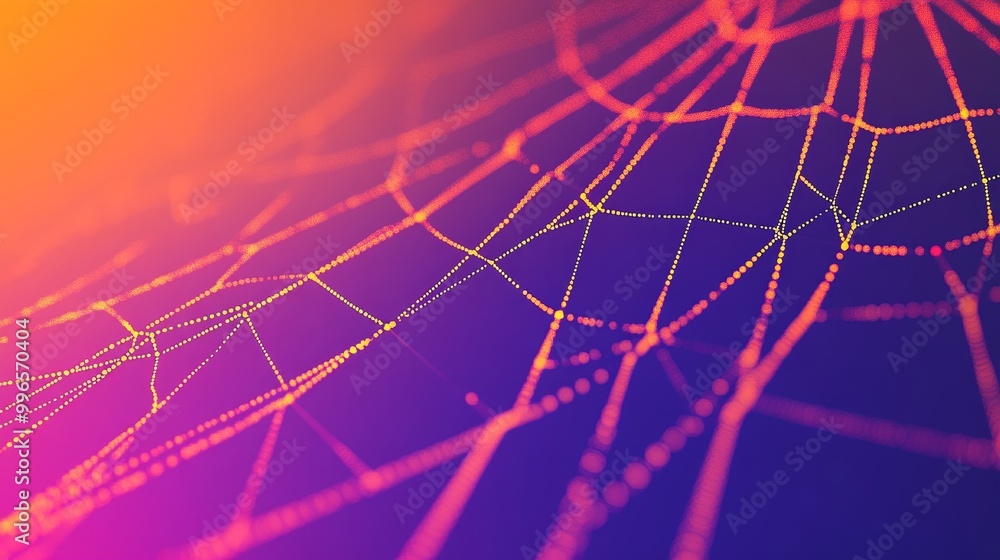 Poster defining big data concept. neural network. presentation of stock. future cyberspace of abstract busi