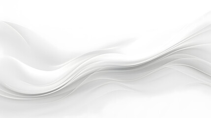 Obraz premium Blue abstract wave background with white background