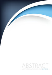 graphic vector curve line overlap background for text and message design