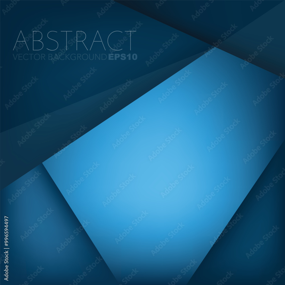 Fototapete graphic geometric triangle overlap vector layer background for text and message design