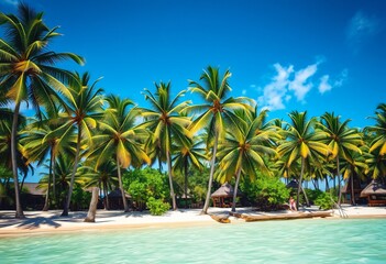 Obraz premium Bright tropical paradise