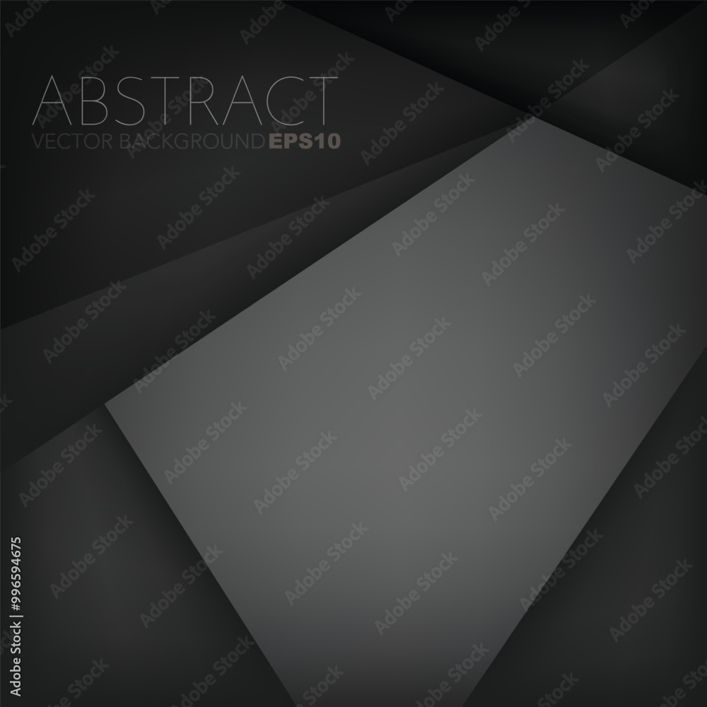 Fototapete graphic geometric triangle overlap vector layer background for text and message design