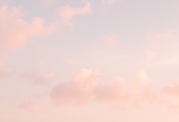 Soft pastel clouds with pink and blue
