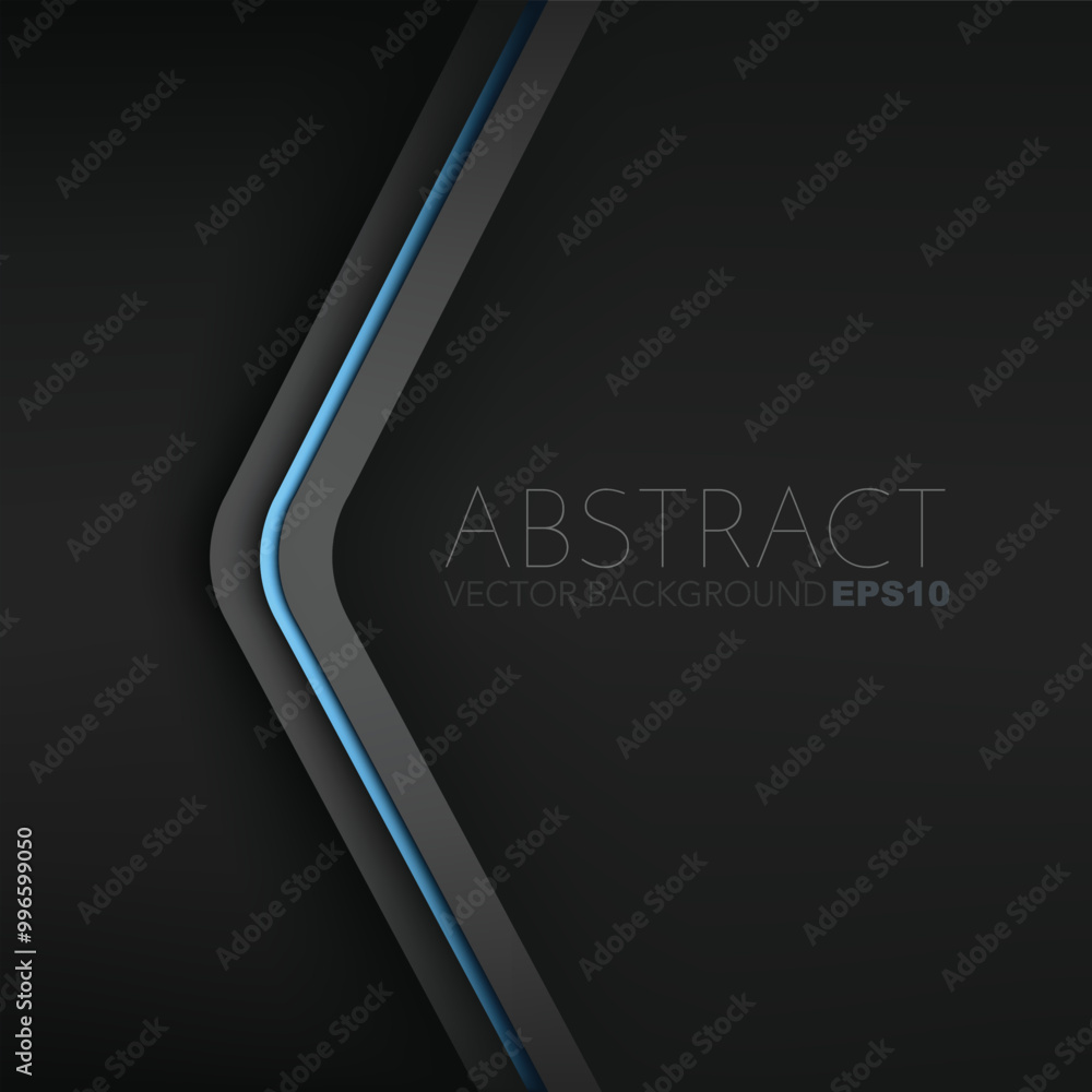 Fototapete graphic geometric triangle overlap vector layer background for text and message design