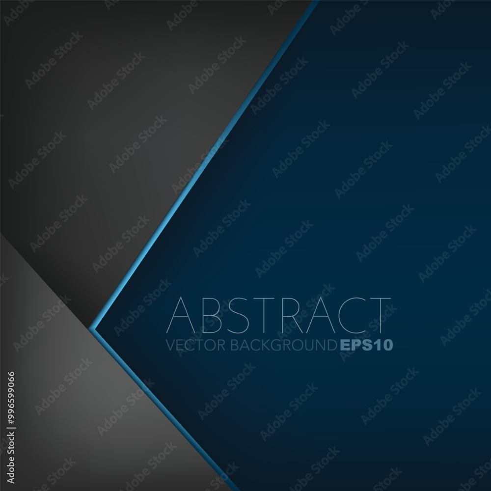 Fototapete graphic geometric triangle overlap vector layer background for text and message design