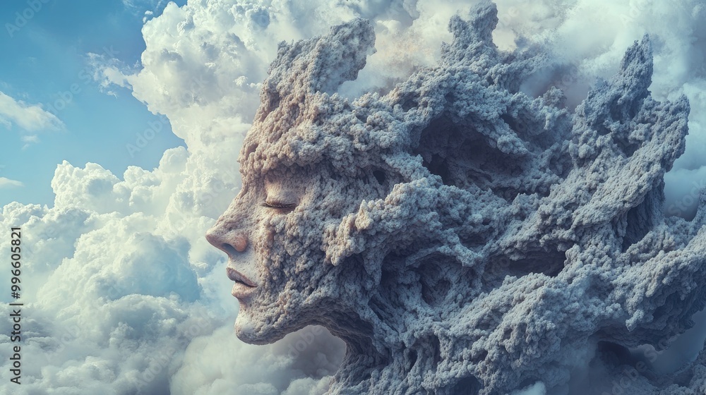 Poster stunning surreal deformations create a captivating backdrop perfect for inspiring imaginative concep