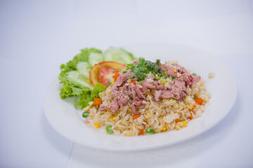 Fried Rice with cow meat 
