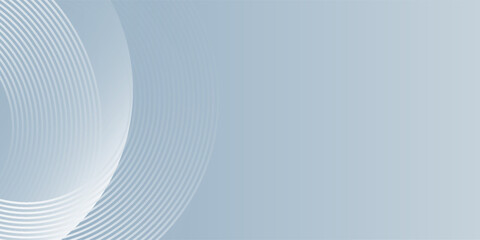 Naklejka premium Circle effect style geometric in grey background abstract simple