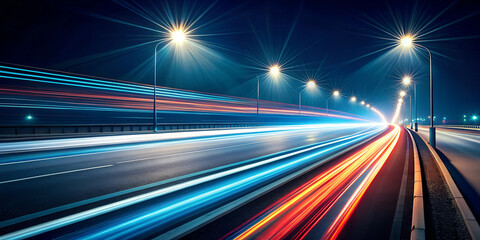 Obraz premium trails on the highway