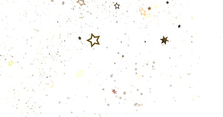 Stars - stars. Confetti celebration, Falling golden abstract decoration for party, birthday celebrate,