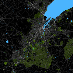 City map Belfast, Northern Ireland