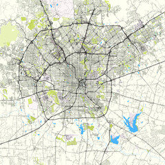 City map of San Antonio, USA