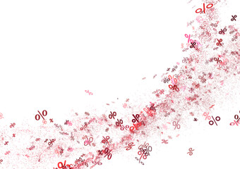 Obraz premium Blurred sale background. 3d