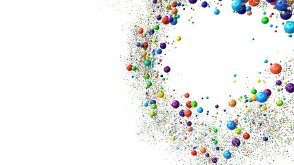 confetti png. Gold confetti falls from the sky. Glittering confetti on a transparent background. Holiday