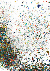 Abstract Confetti Celebration