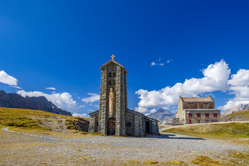 Chapelle Notre-Dame de l'Iseran or Notre-Dame-de-Toute-Prudence,  Col de l'Iseran, Savoy, France