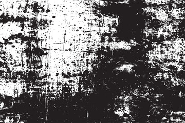 Rustic Grunge Texture with Grain and Stains - Abstract Weathered Surface with Noise and Black And White